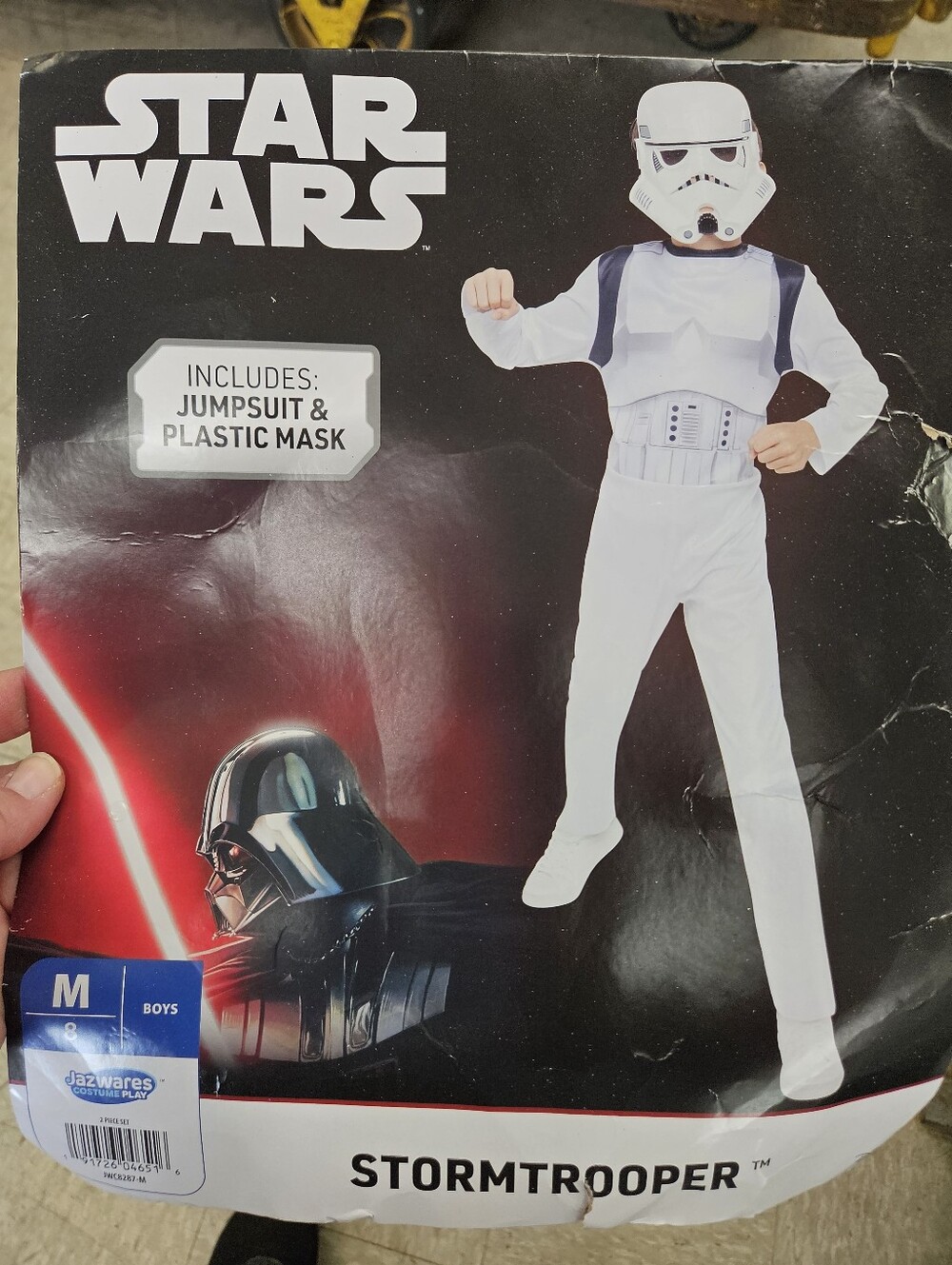 New Kids Sz 8 Medium Star Wars Costume Stormtrooper